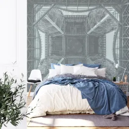 Fototapeta Wieża Eiffla – Architektura Paryża z Lotu Ptaka