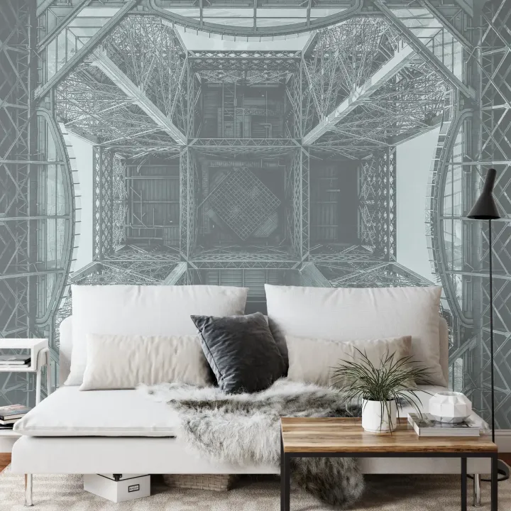 Fototapeta Wieża Eiffla – Architektura Paryża z Lotu Ptaka