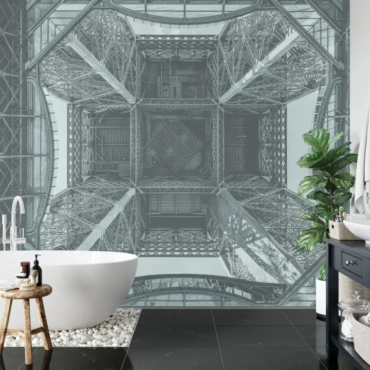 Fototapeta Wieża Eiffla – Architektura Paryża z Lotu Ptaka