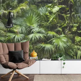 Fototapeta Tropikalna Dżungla – Liście Palmowe i Zielona Natura