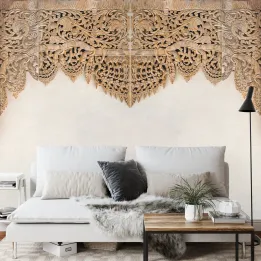 Fototapeta Dalekowschodnie Ornamenty – Tradycyjne Wzornictwo i Motywy Roślinne