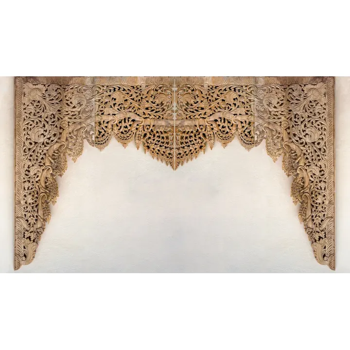 Fototapeta Dalekowschodnie Ornamenty – Tradycyjne Wzornictwo i Motywy Roślinne – produkt