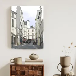 Plakat Uliczka Przy Montmartre – Paryska Architektura i Klimat Bulwarów