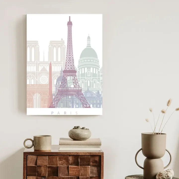Plakat Paryż – Wieża Eiffla i Architektura Paryska