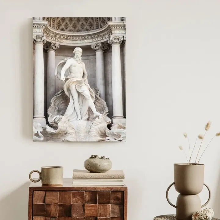 Plakat Fontanna di Trevi – Architektura Barokowego Rzymu
