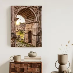 Plakat Forum Romanum – Starożytna Architektura Rzymu