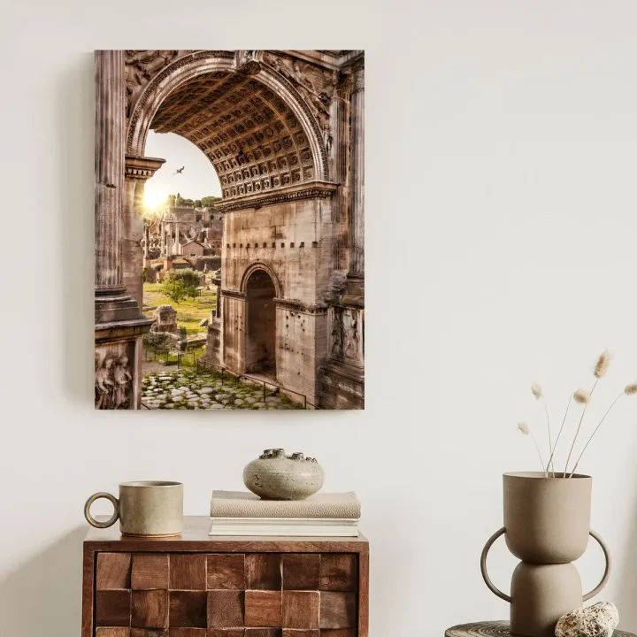 Plakat Forum Romanum – Starożytna Architektura Rzymu