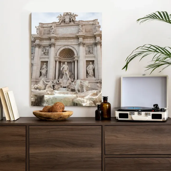 Plakat Fontanna di Trevi – Barokowa Rzeźba w Rzymie