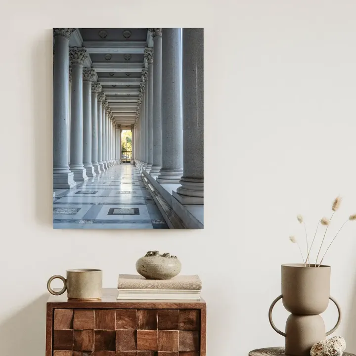 Plakat Rzymska Architektura – Kolumny Korynckie w Kamieniu