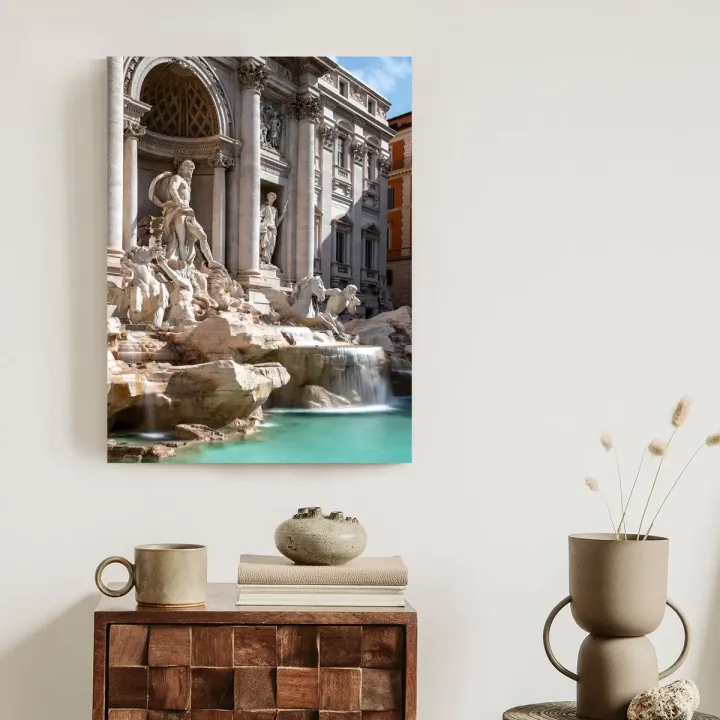Plakat Fontanna Di Trevi – Barokowa Architektura Rzymu