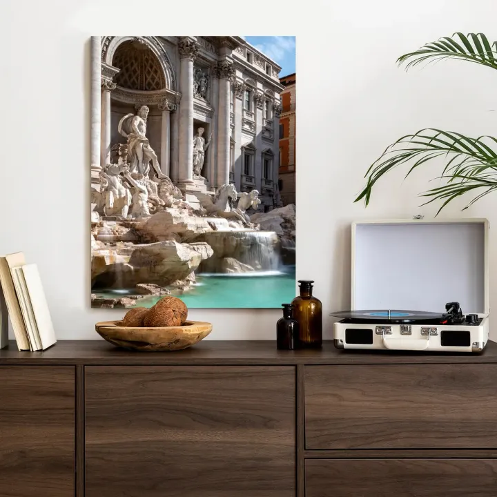 Plakat Fontanna Di Trevi – Barokowa Architektura Rzymu