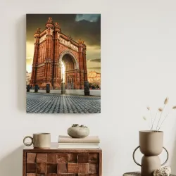 Plakat Łuk Triumfalny – Słynna Budowla w Barcelonie