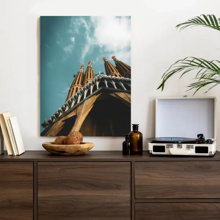 Plakat La Sagrada Familia – Architektura Gaudiego w Barcelonie