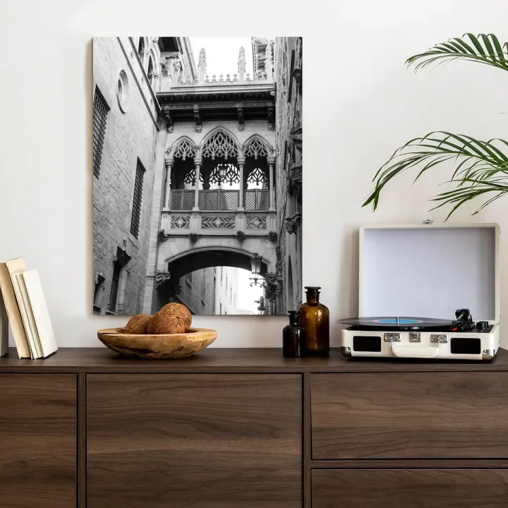Plakat Barcelona – Dzielnica Gotycka i Architektura Starego Miasta