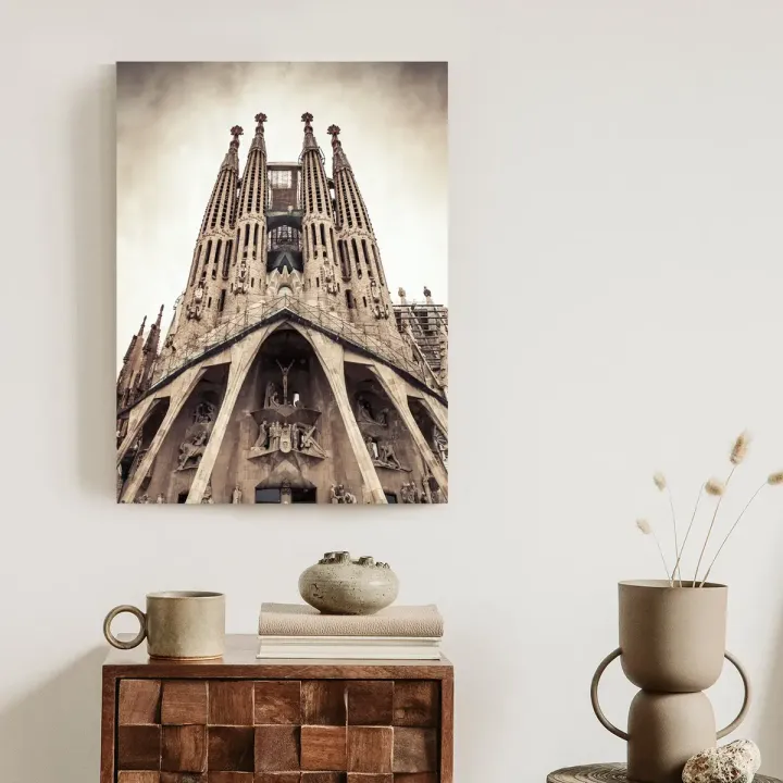 Plakat Sagrada Familia – Bazylika Gaudiego w Barcelonie