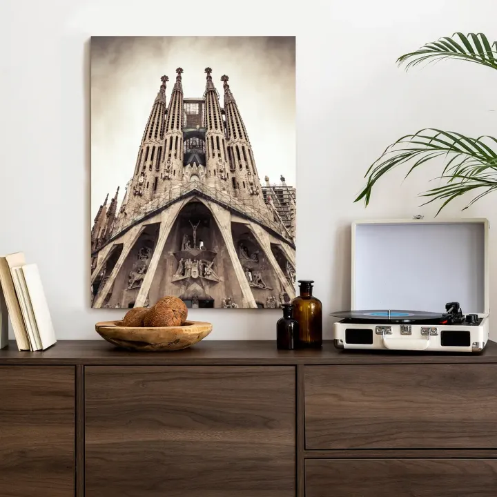 Plakat Sagrada Familia – Bazylika Gaudiego w Barcelonie