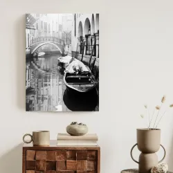 Plakat Wenecja – Gondole i Architektura na Wodzie