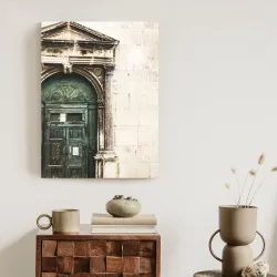 Plakat Stare Drzwi – Architektura Wenecji i Klimat Śródziemnomorski