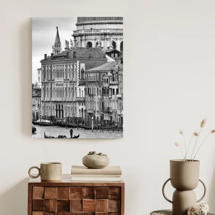 Plakat Wenecja – Canal Grande i Gondola w Architekturze Włoskiej