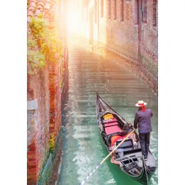 Plakat Gondolier Wenecki – Wenecja i Kanał Gondolowy – produkt