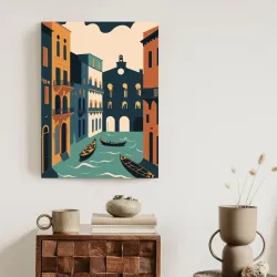 Plakat Canal Grande – Wenecja i Gondole na Kanale