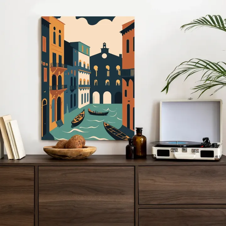 Plakat Canal Grande – Wenecja i Gondole na Kanale