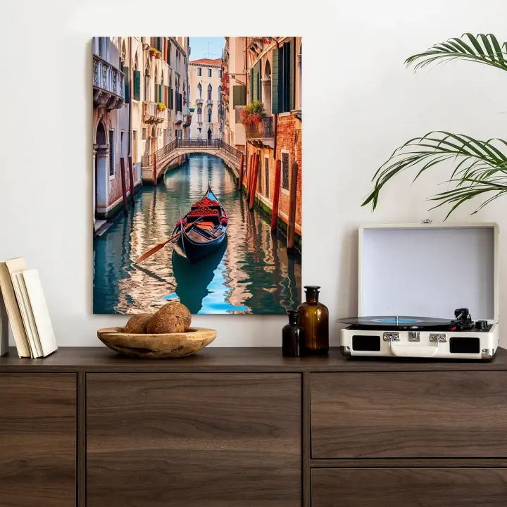 Plakat Wenecja – Gondola na Kanale i Architektura Wenecka