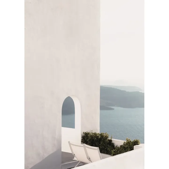 Plakat Architektura Santorini – Widok na Morze Egejskie i Cyklady – produkt