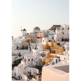 Plakat Zjawiskowa Architektura – Miasteczko Oia na Santorini – produkt