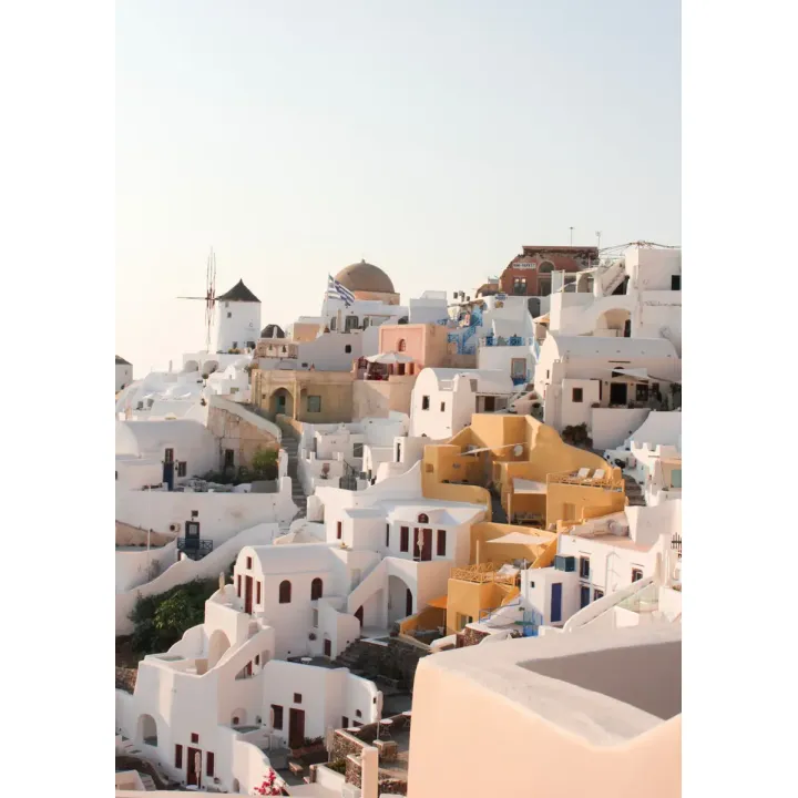 Plakat Zjawiskowa Architektura – Miasteczko Oia na Santorini – produkt