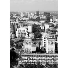 Plakat Warszawa – Panorama Stolicy z Lotu Ptaka – produkt