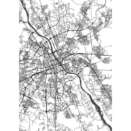 Plakat Warszawa – Mapa Stolicy i Architektura Miejska – produkt