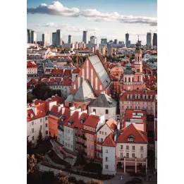 Plakat Widok Z Góry Na Stare Miasto – Architektura Warszawy – produkt