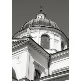 Plakat Warszawa – Architektura Sakralna w Czerni i Bieli – produkt