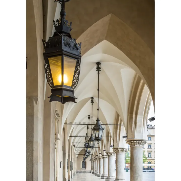 Plakat Krakowskie Sukiennice – Gotycko-Renesansowa Architektura Rynku Głównego – produkt