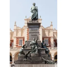 Plakat Pomnik Adama Mickiewicza – Architektura Rynku Głównego w Krakowie – produkt