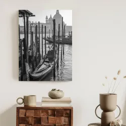 Plakat Kościół Santa Maria Della Salute – Wenecja i Gondole na Kanale