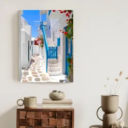 Plakat Malownicze Greckie Ulice – Architektura Cykladów