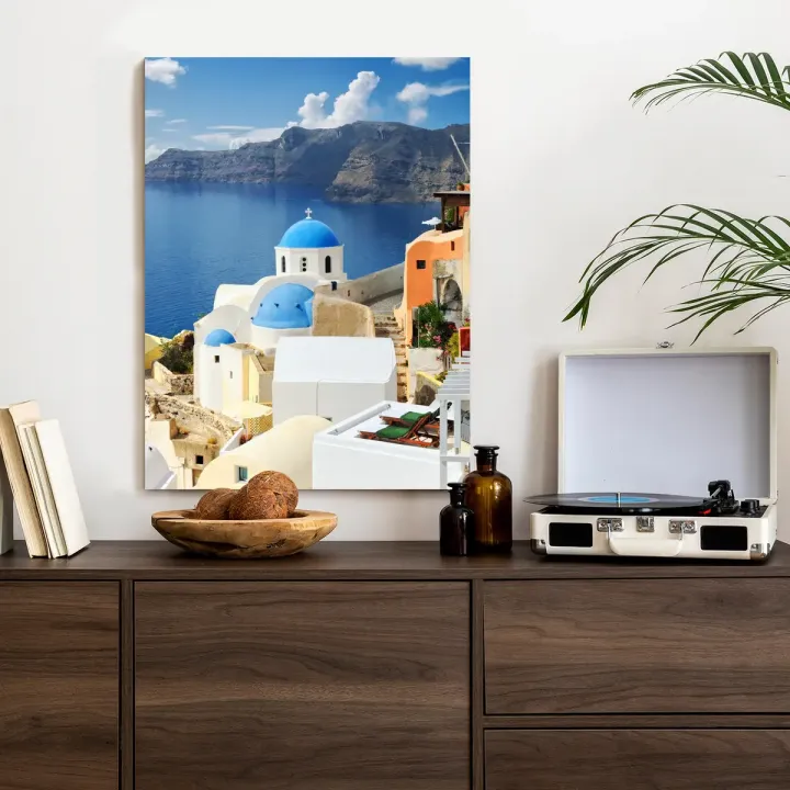 Plakat Widok Na Oia – Architektura Greckich Cykladów