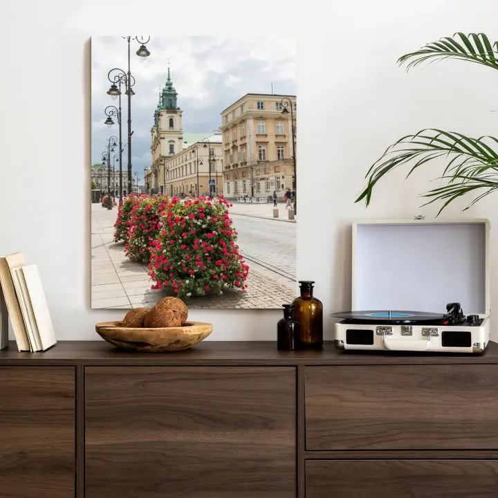 Plakat Kościół Świętego Krzyża – Architektura Sakralna Warszawy