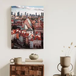 Plakat Widok Z Góry Na Stare Miasto – Architektura Warszawy