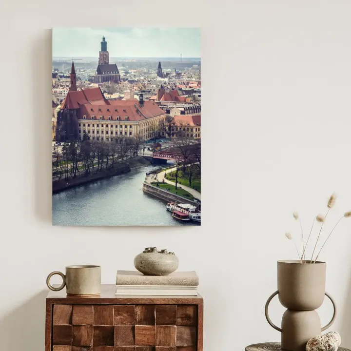 Plakat Krajobraz Krakowa – Panorama Starego Miasta i Wawelu