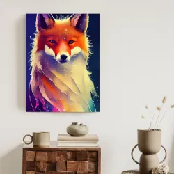 Plakat Portret Lisa Rudego – Sztuka AI i Dzika Przyroda