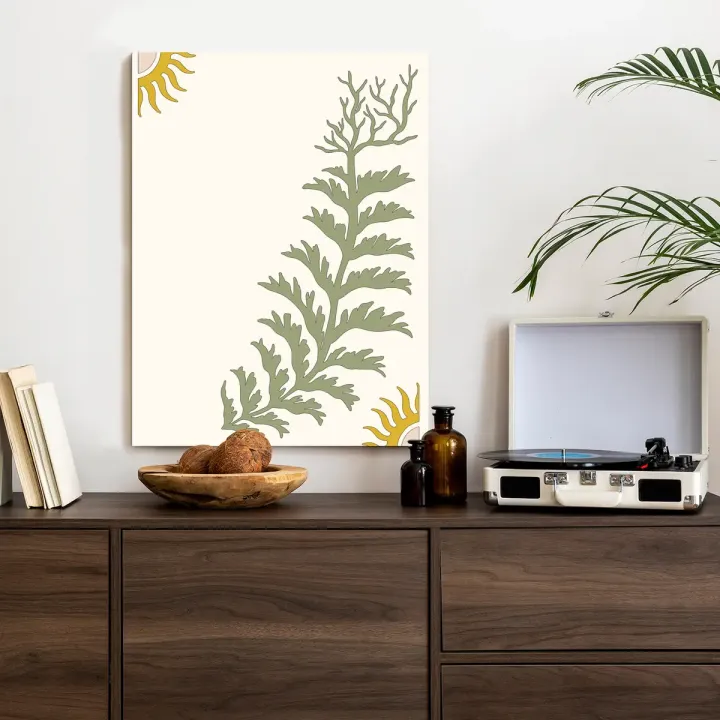Plakat Liście i Gałązki – Botaniczna Dekoracja z Naturą