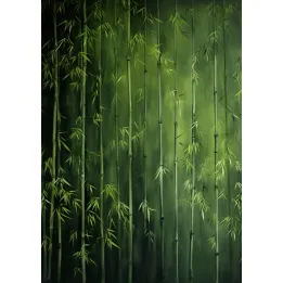 Plakat Zielony Las Bambusowy – Leśna Cisza i Natura – produkt