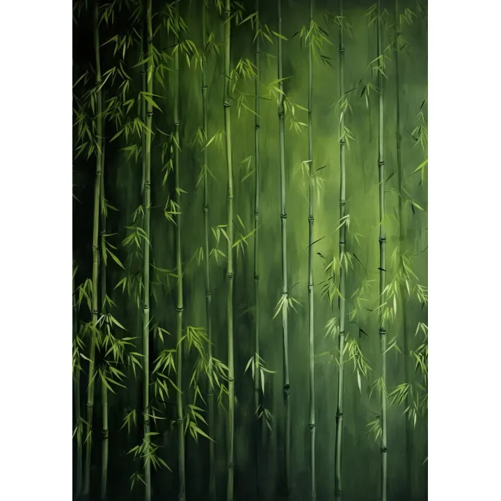 Plakat Zielony Las Bambusowy – Leśna Cisza i Natura – produkt