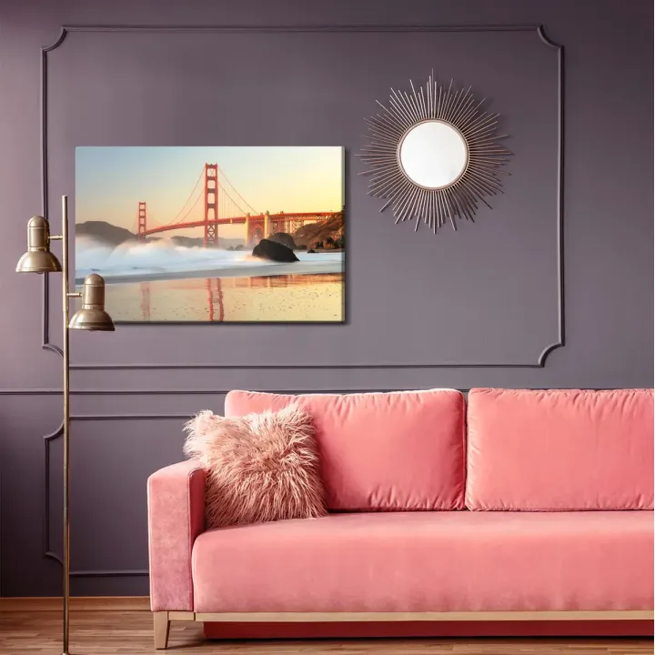 Obraz Na Płótnie Most Golden Gate – Ikoniczna Architektura San Francisco