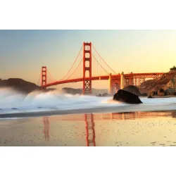 Obraz Na Płótnie Most Golden Gate – Ikoniczna Architektura San Francisco