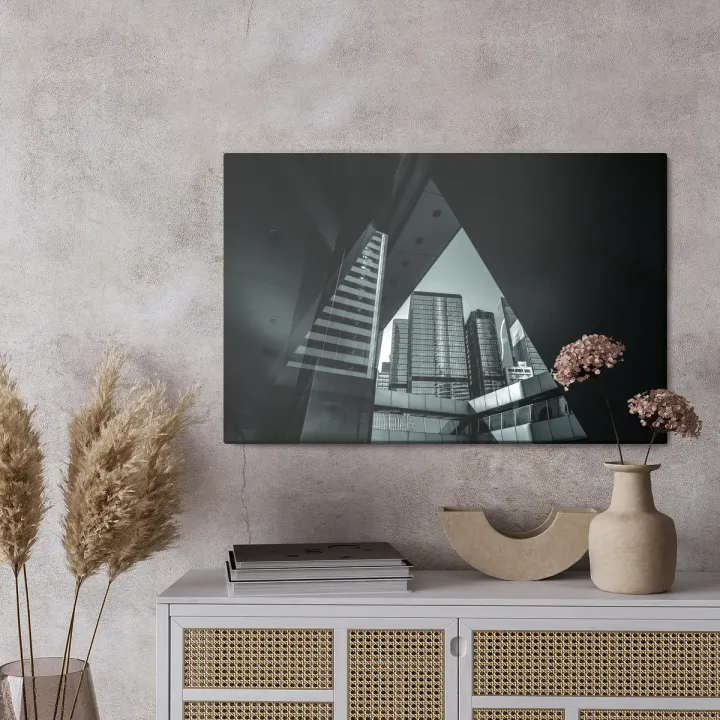 Obraz Nowoczesne Budynki – Miejski Skyline i Architektura Metropolii