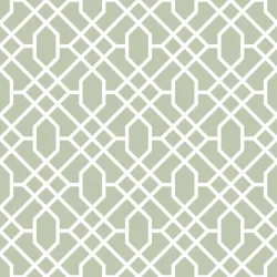 Tapeta Geometryczne Ornamenty – Nowoczesna Abstrakcja w Zieleni i Bieli